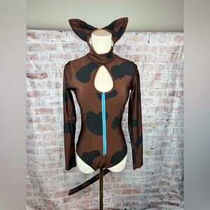 Fashion Nova Brown and Black Scooby Doo Costume